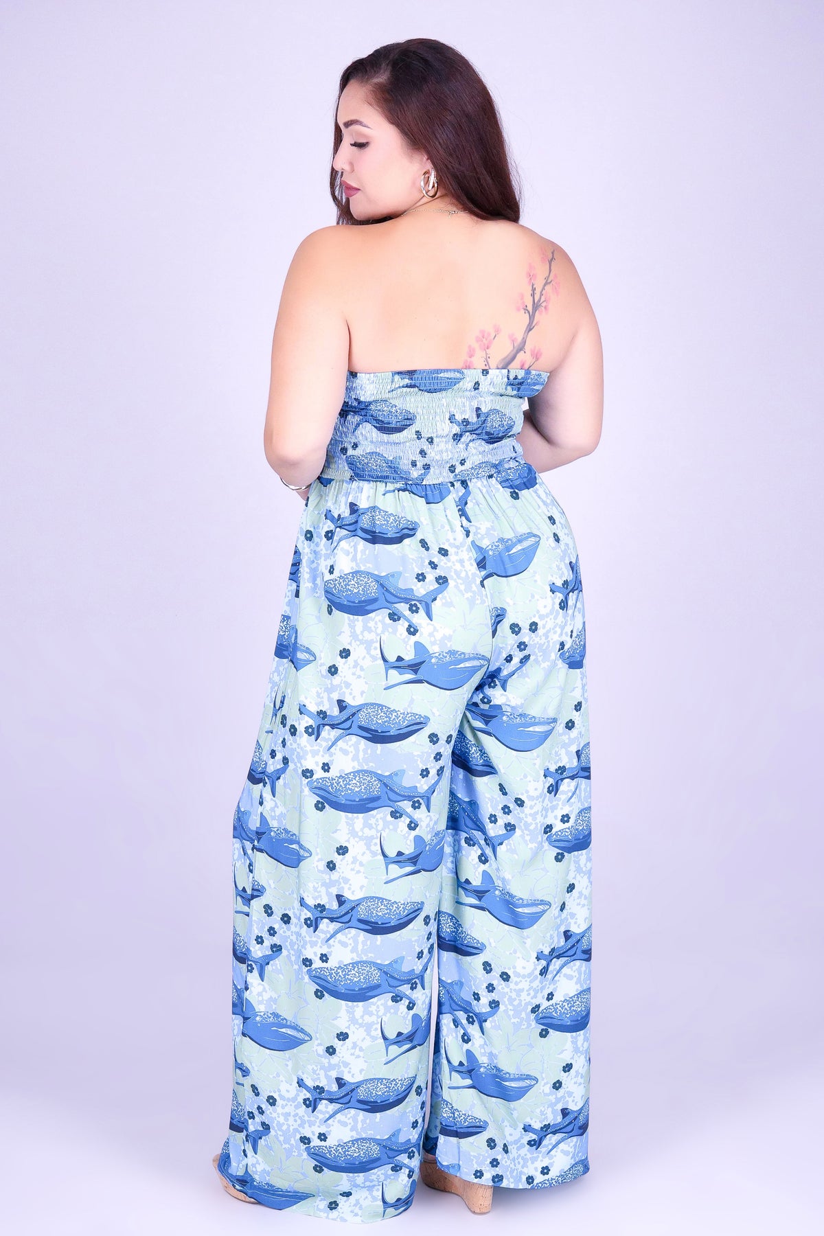 BLOOMS BY THE SEA TUBE JUMPSUIT