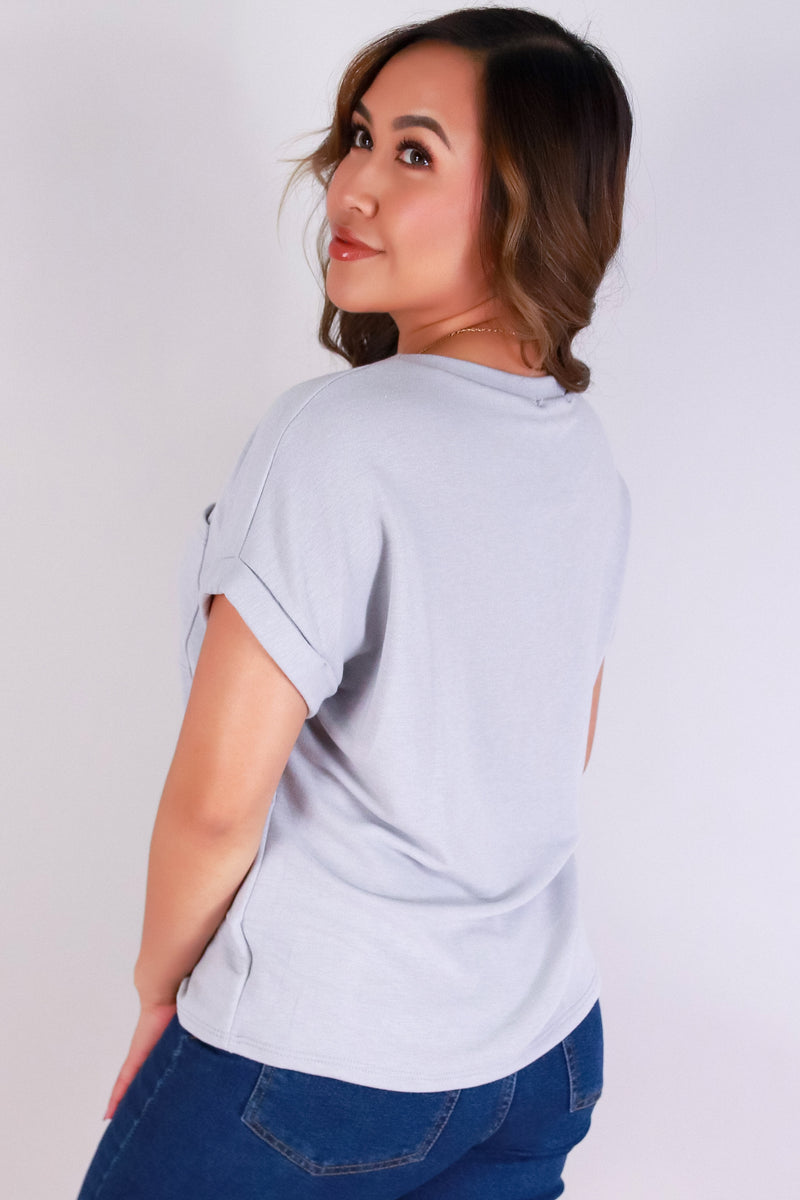Jeans Warehouse Hawaii - S/S SOLID KNIT TOPS - EASY DOES IT TOP | By GILLI
