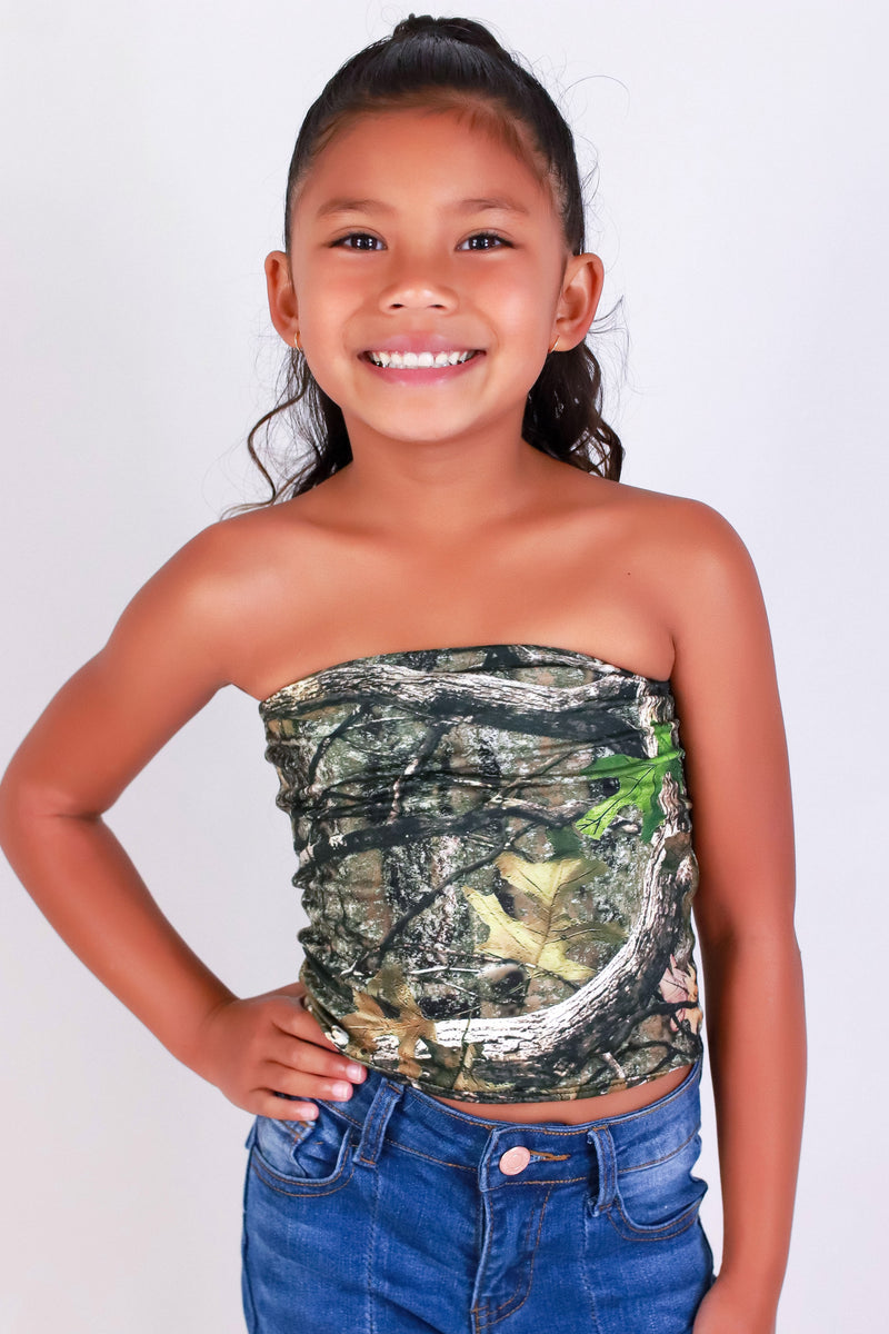 Jeans Warehouse Hawaii - S/L PRINT TOPS 2T-4T - CATCH ME HUNTING CAMO TUBE TOP| KIDS SIZE 2T-4T | By LUZ
