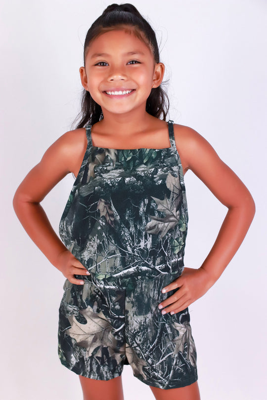 GONE HUNTING CAMO ROMPER | KIDS SIZE 2T-4T