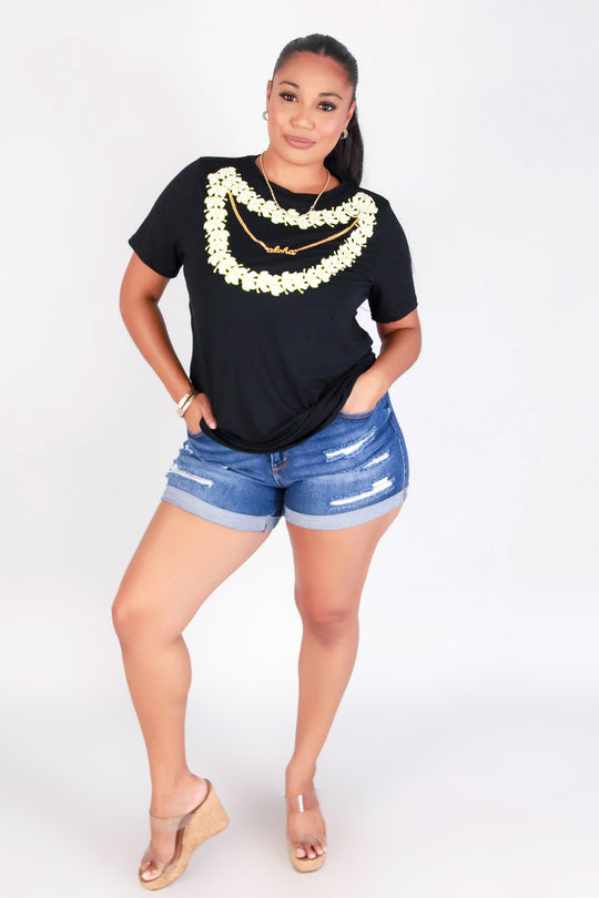 LAYERED PUAKENIKENI ALOHA TEE