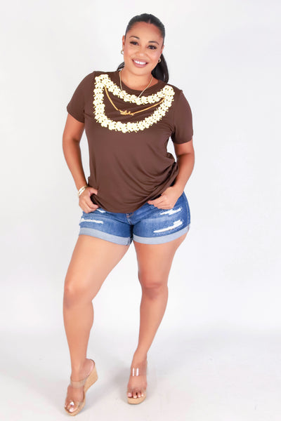 LAYERED PUAKENIKENI ALOHA TEE