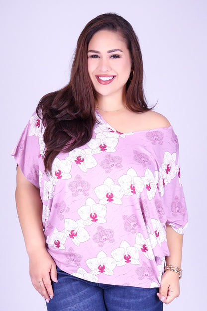 ORCHID DOLMAN TOP