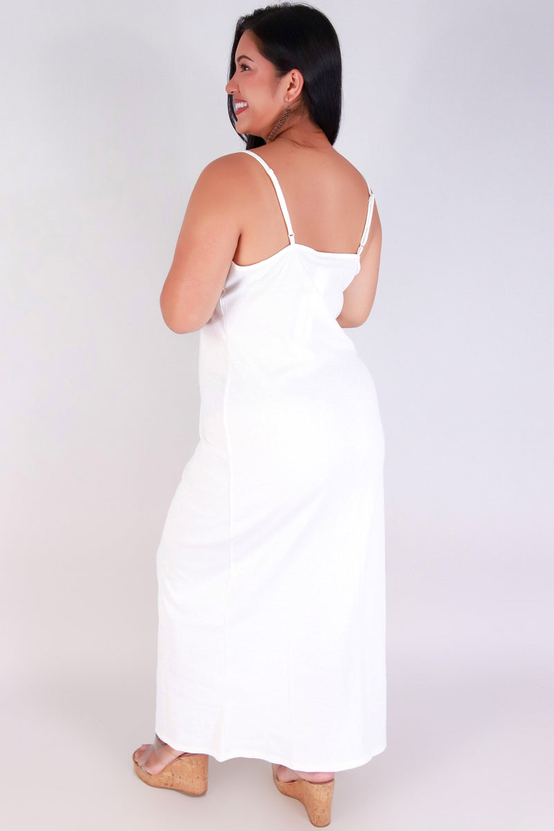 Jeans Warehouse Hawaii - PLUS PLUS SOLID KNIT DRESSES - SIMPLY SLEEK MAXI DRESS | By HEART & HIPS