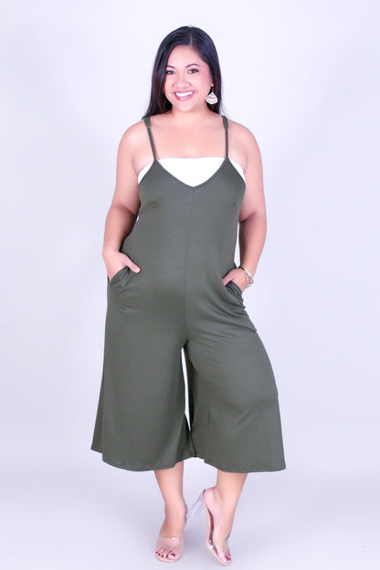 KEEP CALM NO WAIST JUMPSUIT