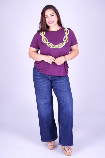 INTERTWINED LEI TEE