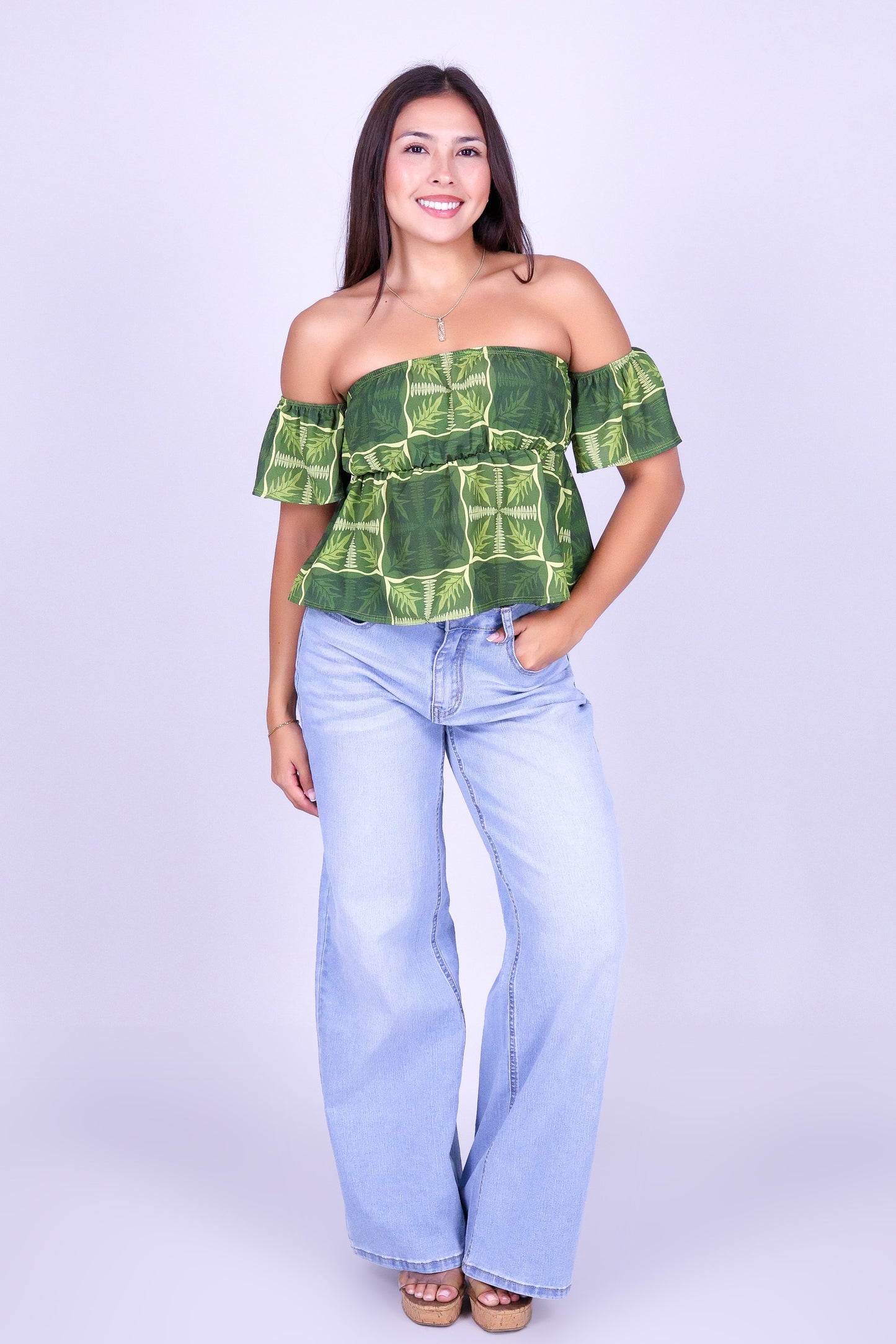 FERN KUIKI OFF SHOULDER TOP