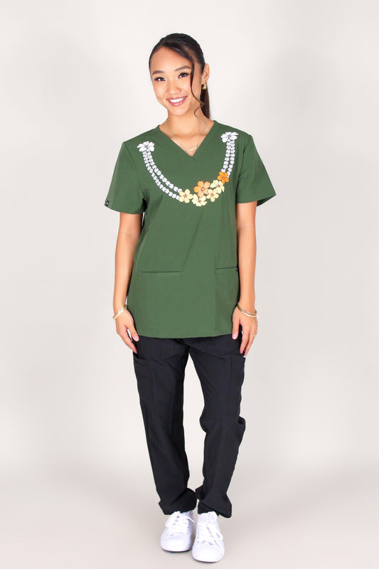 PIKAKE PUAKENIKENI SCRUB TOP