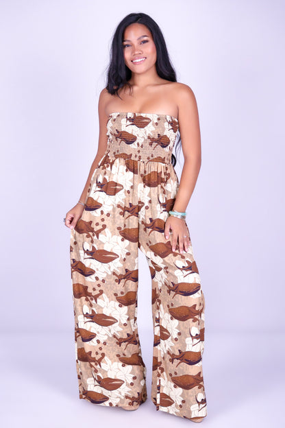 BLOOMS BY THE SEA TUBE JUMPSUIT