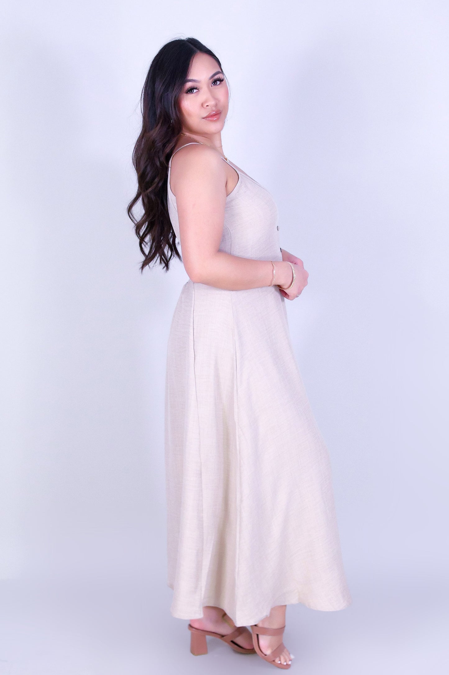 SLEEK FLOW LONG DRESS