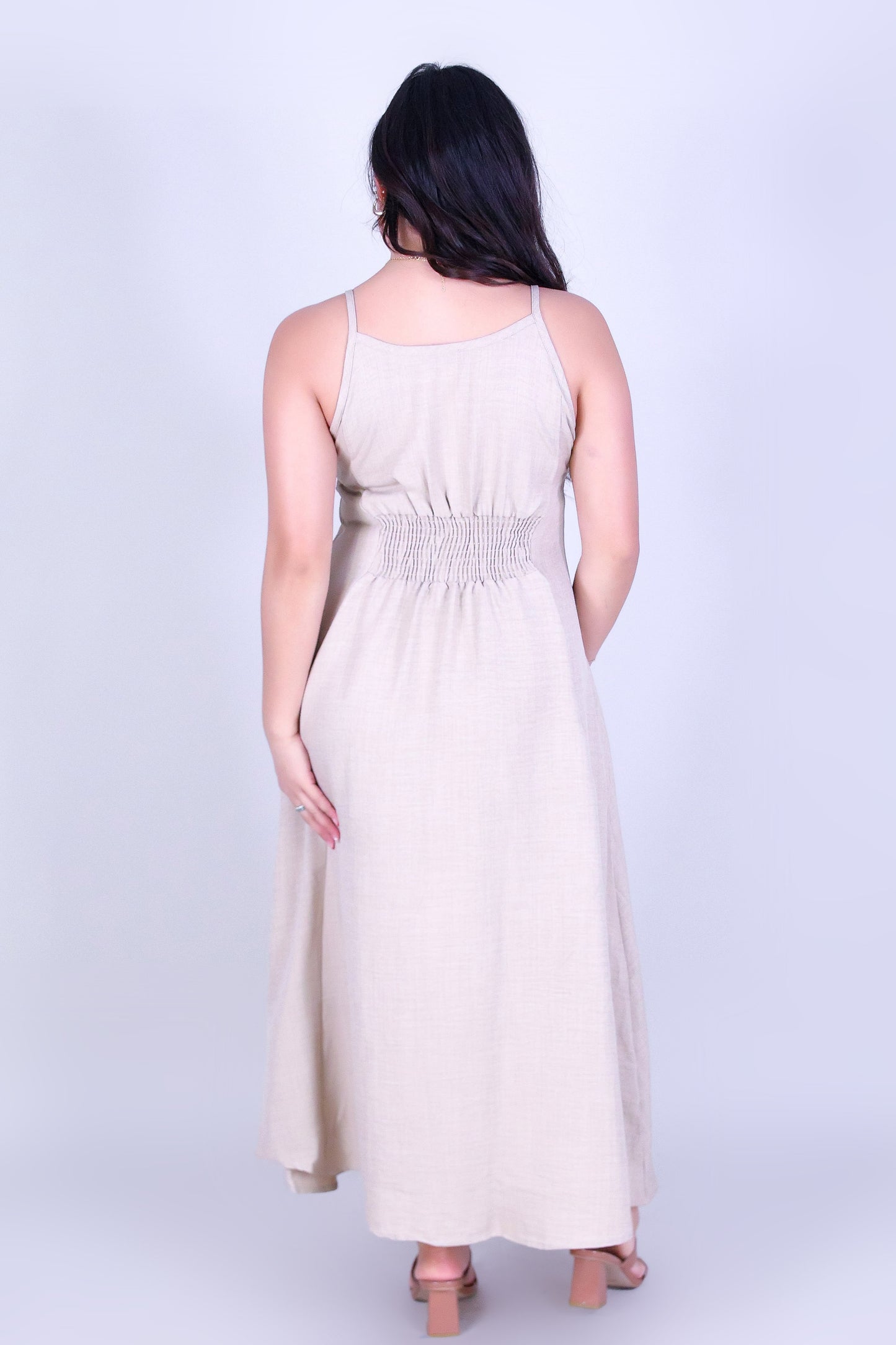 SLEEK FLOW LONG DRESS