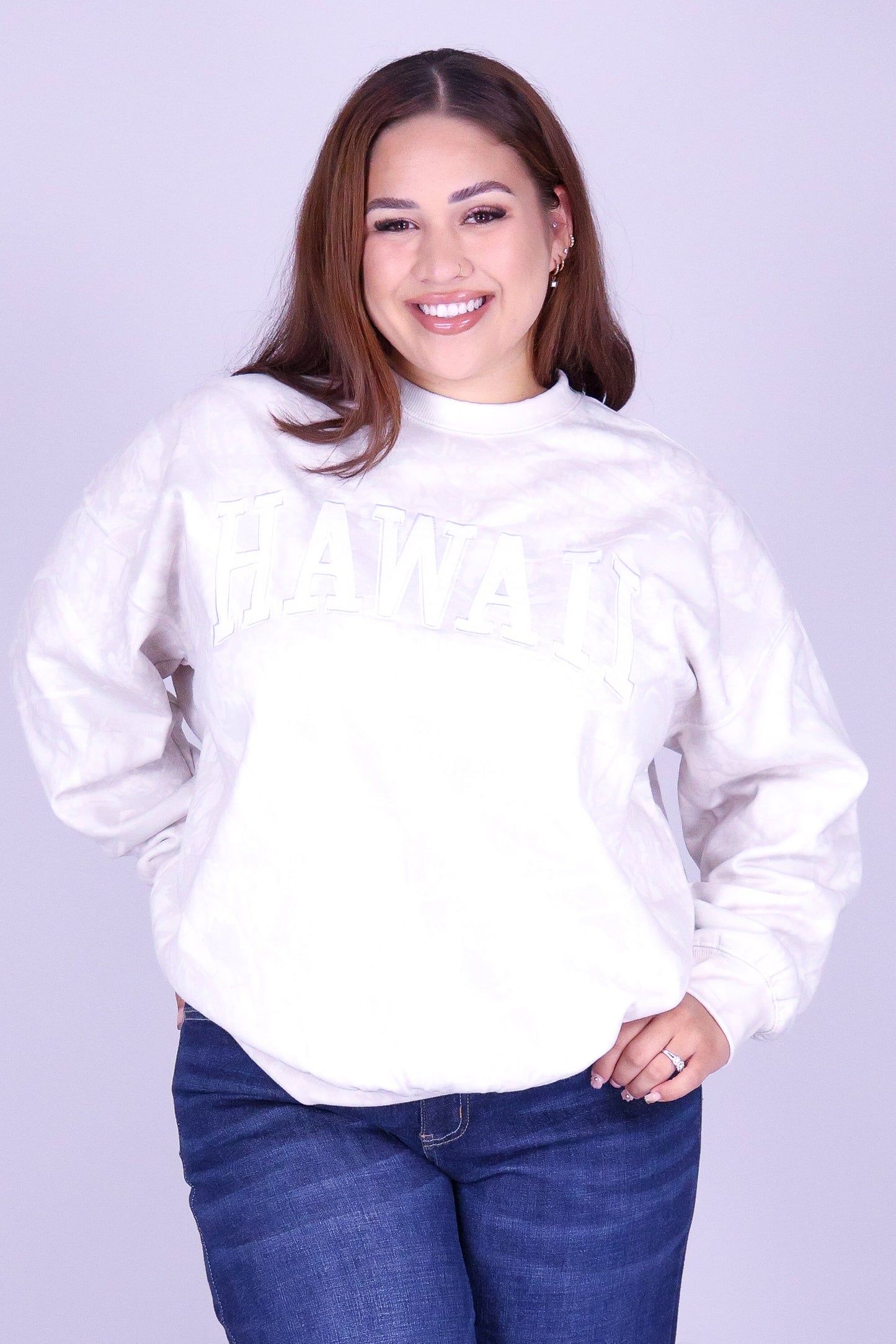HAWAII TREE CAMO SWEATER