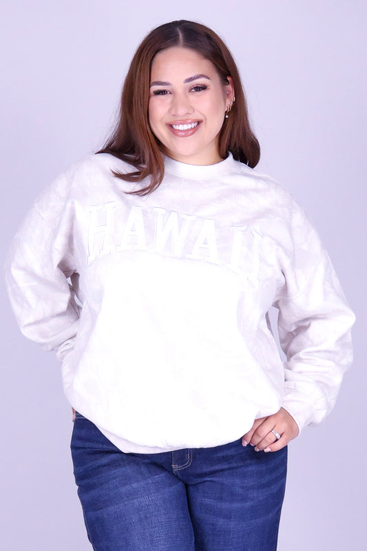 HAWAII TREE CAMO SWEATER