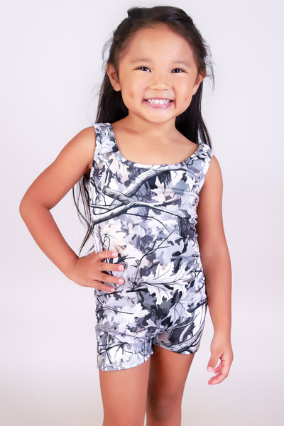 Jeans Warehouse Hawaii - DRESS RMPR 2-16 - HUNTING CAMO CATSUIT ROMPER | KIDS SIZE 2T-4T | By LUZ