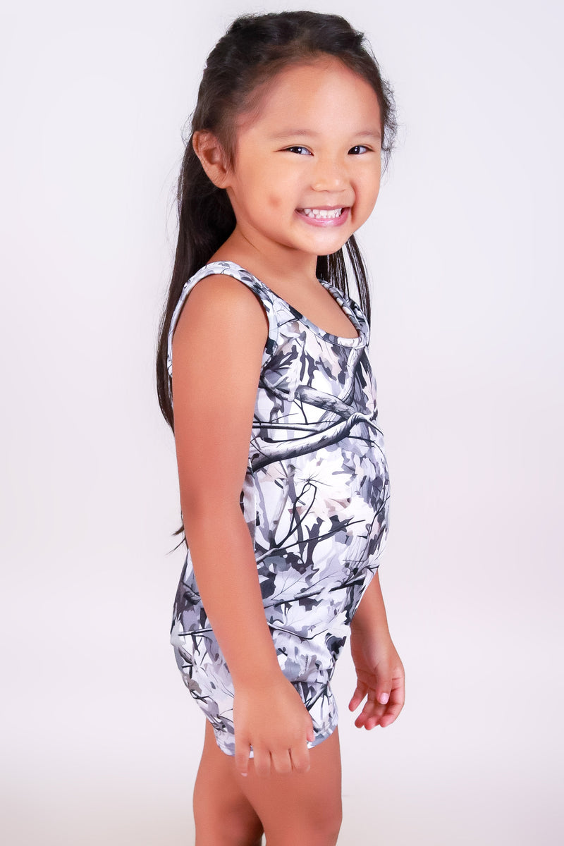 Jeans Warehouse Hawaii - DRESS RMPR 2-16 - HUNTING CAMO CATSUIT ROMPER | KIDS SIZE 2T-4T | By LUZ