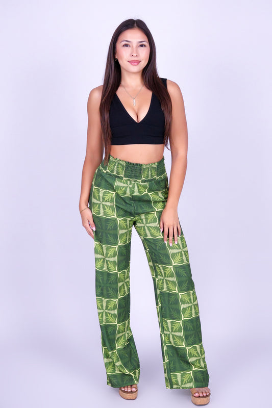 FERN KUIKI SMOCKED WAIST PANTS