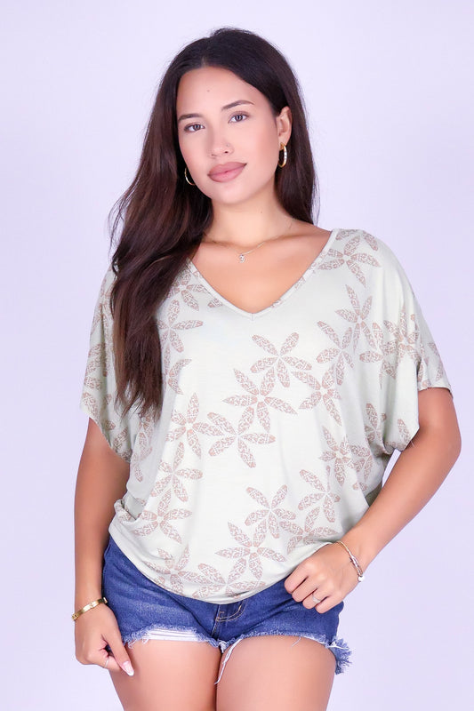MITER PUA SHELL DOLMAN TOP
