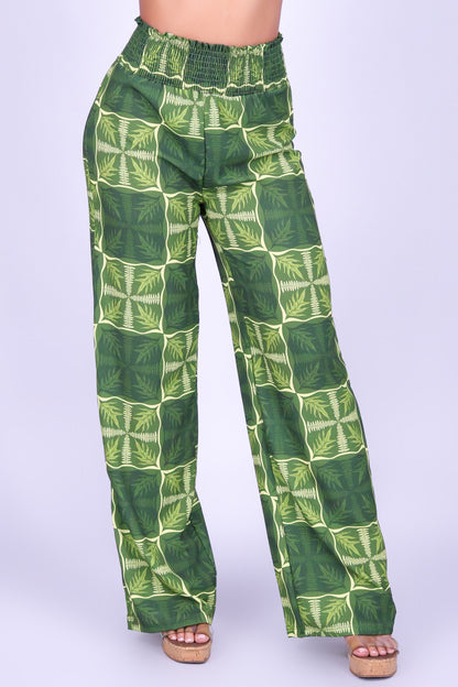FERN KUIKI SMOCKED WAIST PANTS