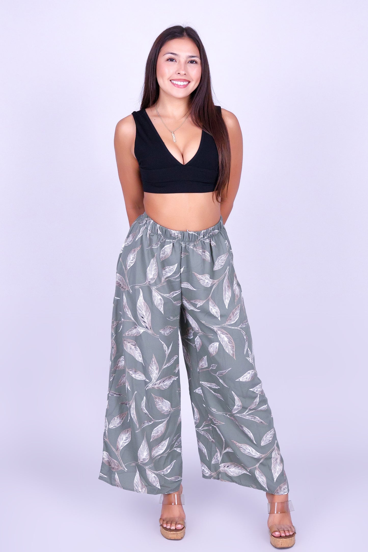 WILDLEAF PALAZZO PANTS