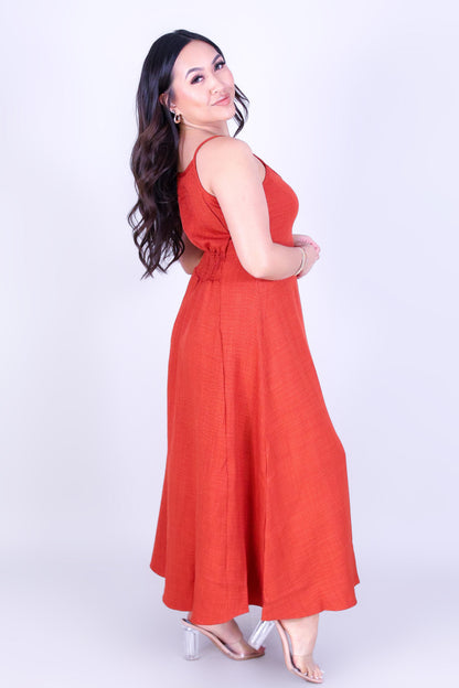 SLEEK FLOW LONG DRESS