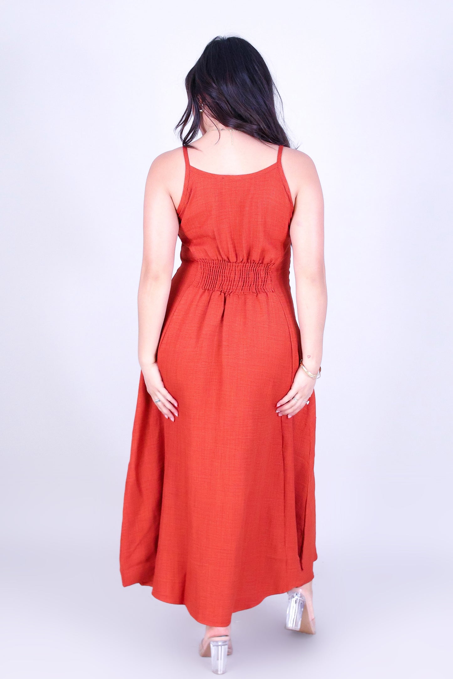 SLEEK FLOW LONG DRESS