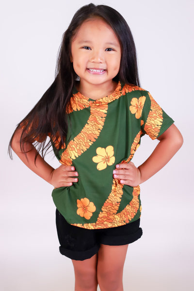 Jeans Warehouse Hawaii - S/S PRINT 2-16 - ILIMA TEE | KIDS SIZE 2T-4T | By LUZ