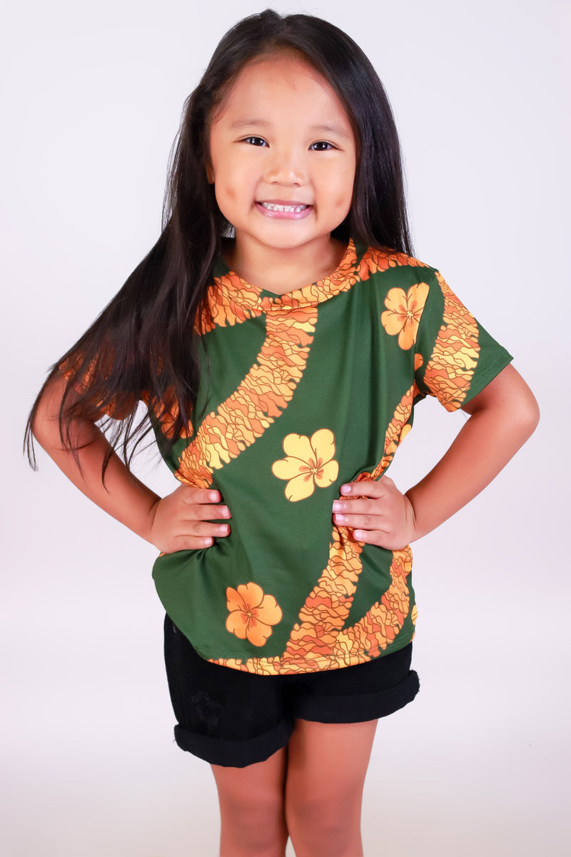 Jeans Warehouse Hawaii - S/S PRINT 2-16 - ILIMA TEE | KIDS SIZE 2T-4T | By LUZ