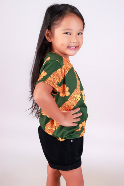 Jeans Warehouse Hawaii - S/S PRINT 2-16 - ILIMA TEE | KIDS SIZE 2T-4T | By LUZ