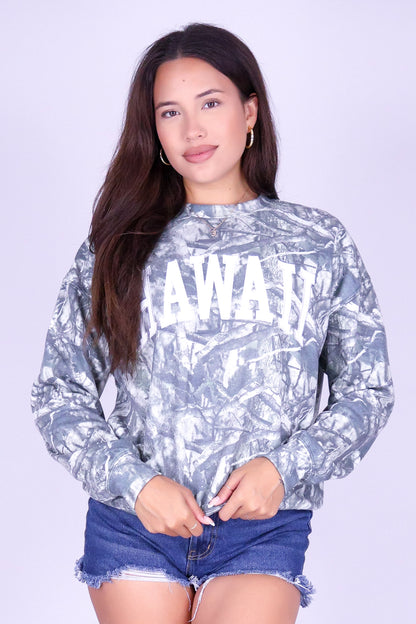 HAWAII HUNTING CAMO SWEATER