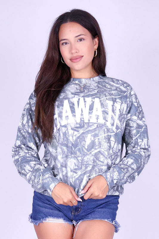 HAWAII HUNTING CAMO SWEATER