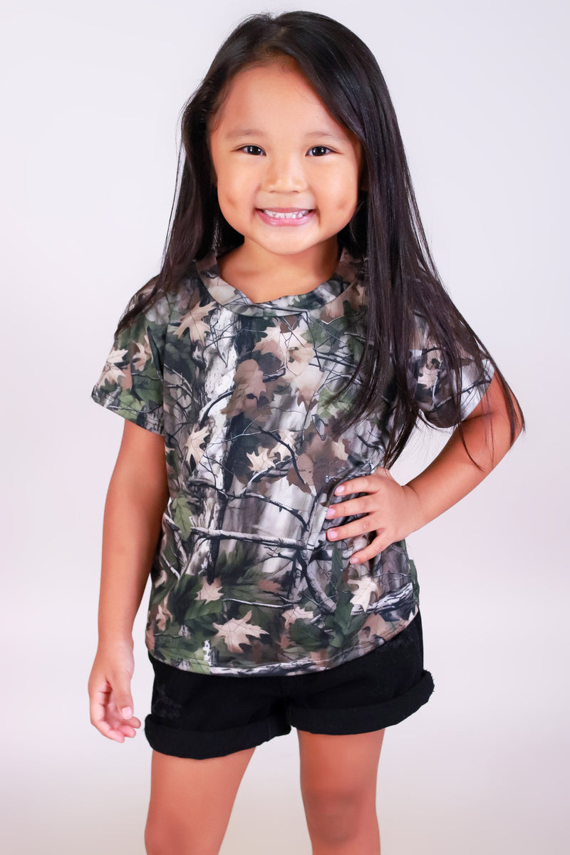 Jeans Warehouse Hawaii - S/S PRINT 2-16 - HUNTING CAMO TEE | KIDS SIZE 2T-4T | By LUZ
