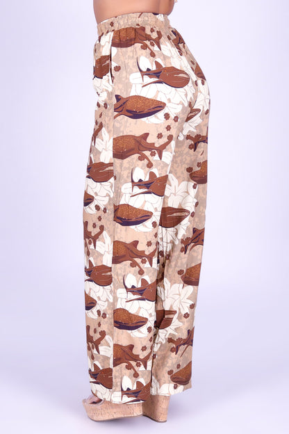 BLOOMS BY THE SEA PANTS