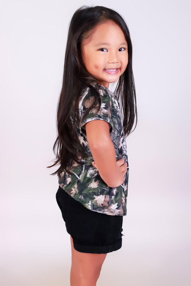 Jeans Warehouse Hawaii - S/S PRINT 2-16 - HUNTING CAMO TEE | KIDS SIZE 2T-4T | By LUZ
