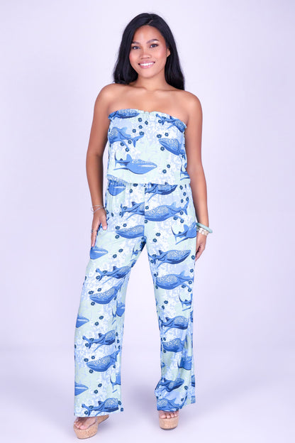 BLOOMS BY THE SEA PANTS