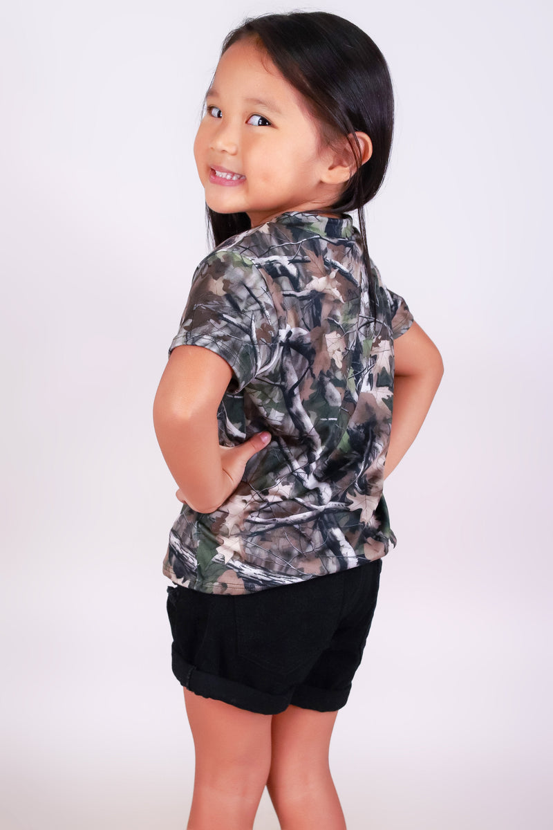 Jeans Warehouse Hawaii - S/S PRINT 2-16 - HUNTING CAMO TEE | KIDS SIZE 2T-4T | By LUZ