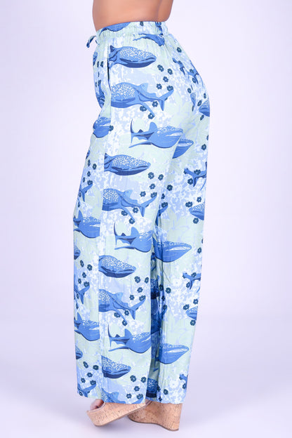 BLOOMS BY THE SEA PANTS
