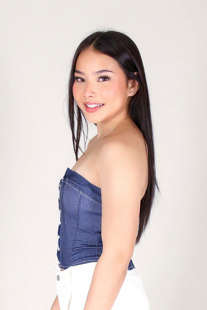MIDNIGHT VOW CORSET TOP