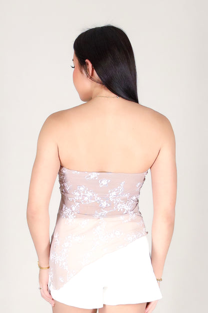 SHADOW BLOOM TUBE TOP
