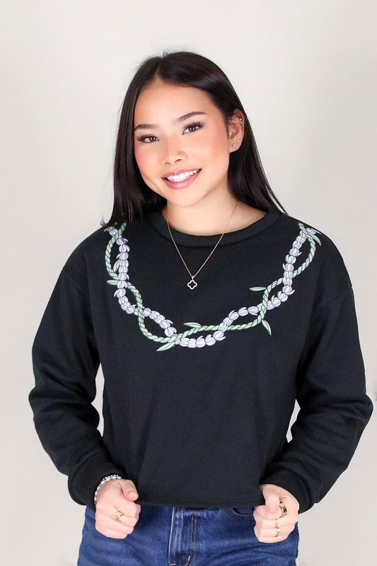 TI LEAF PIKAKE TWIST SWEATER