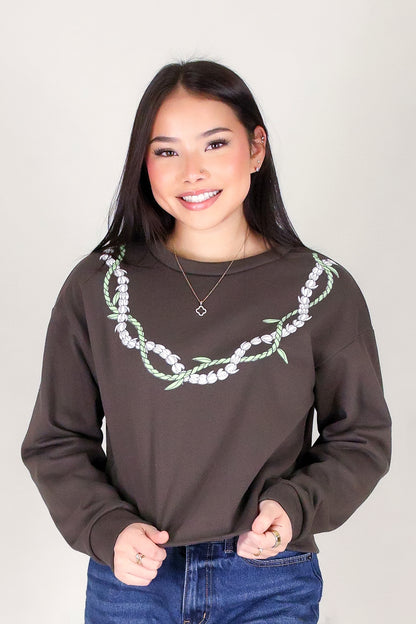 TI LEAF PIKAKE TWIST SWEATER