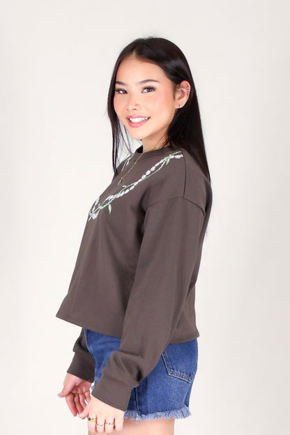 TI LEAF PIKAKE TWIST SWEATER