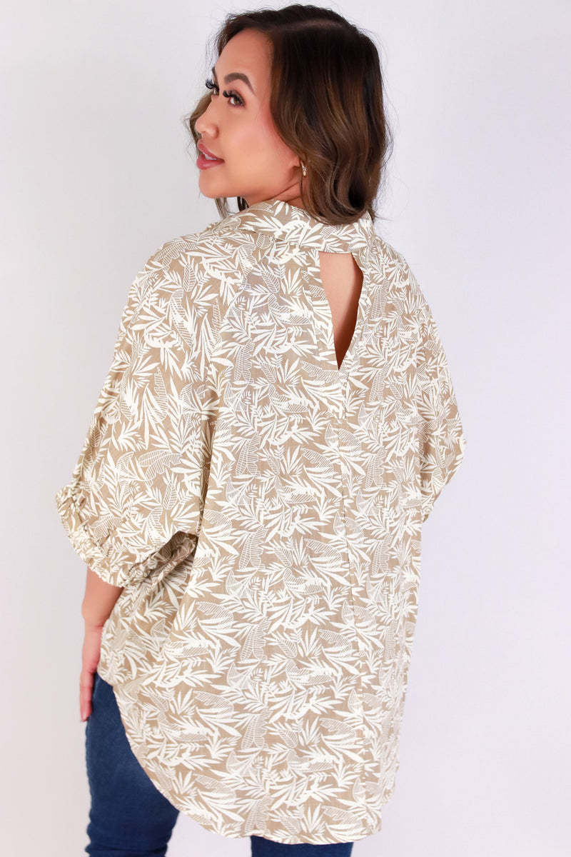Jeans Warehouse Hawaii - S/S PRINT WOVEN TOPS - FLOW & BUTTON-UP TOP | By VERY J