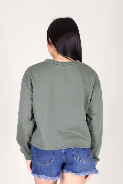 TI LEAF PIKAKE TWIST SWEATER