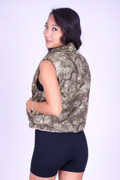 INTO THE WOODS PUFFER VEST | REVERSIBLE