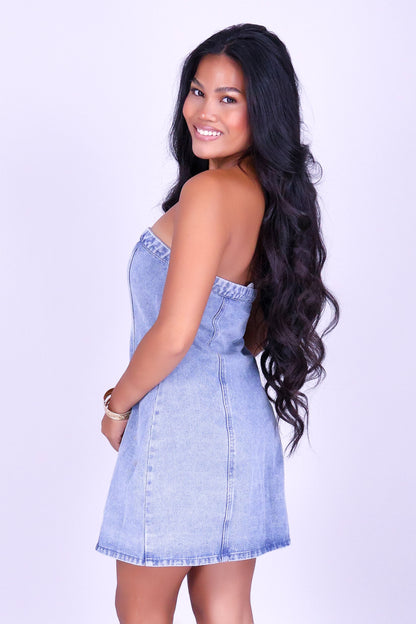 CANYON BLUE TUBE DRES