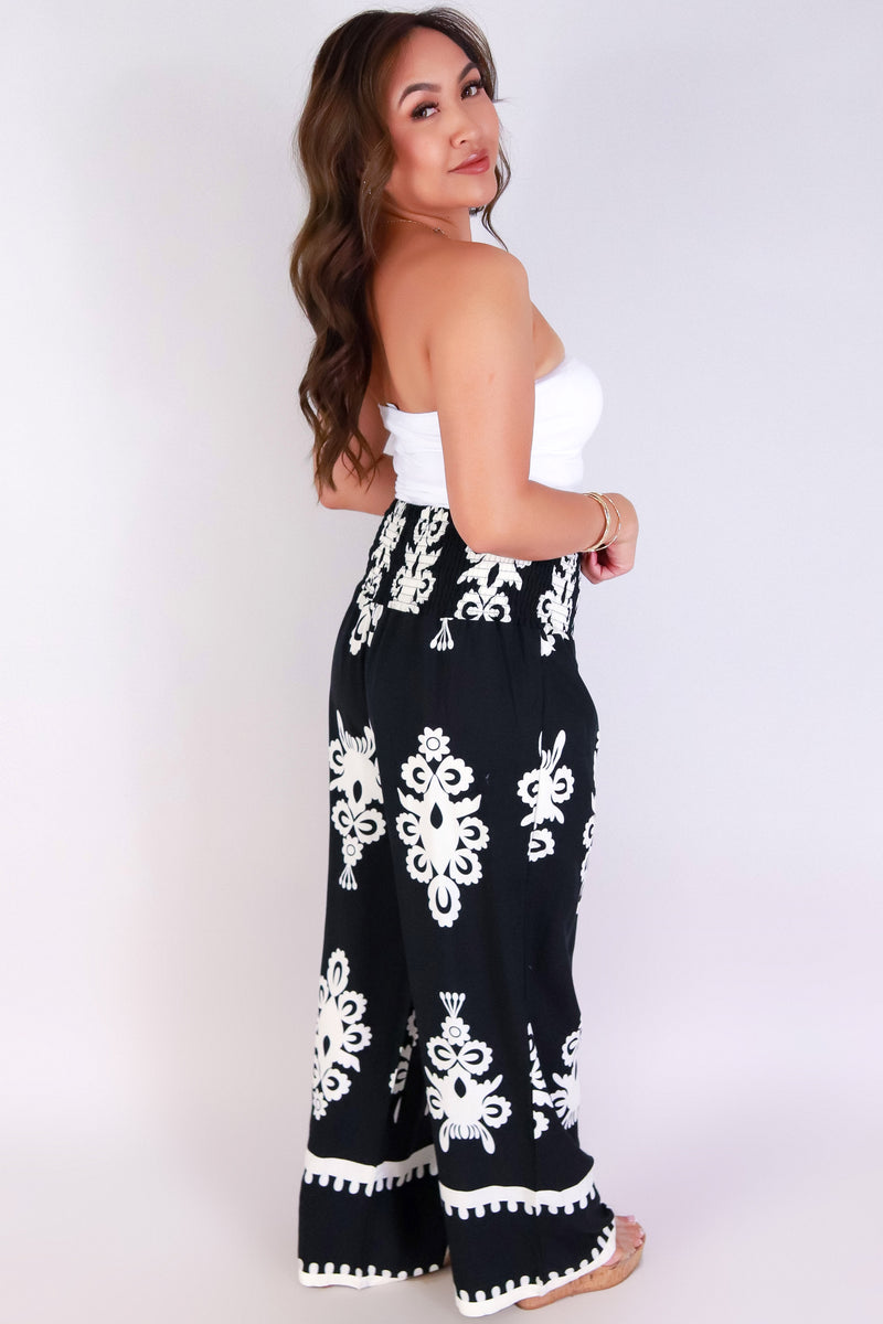 Jeans Warehouse Hawaii - PRINT WOVEN PANTS - SMOCK VIBE PANTS | By MINTEE 16