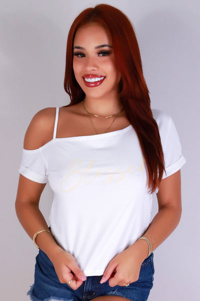 Jeans Warehouse Hawaii - S/S SCREEN - BLESSED TOP | By ORGANIC GENERATION