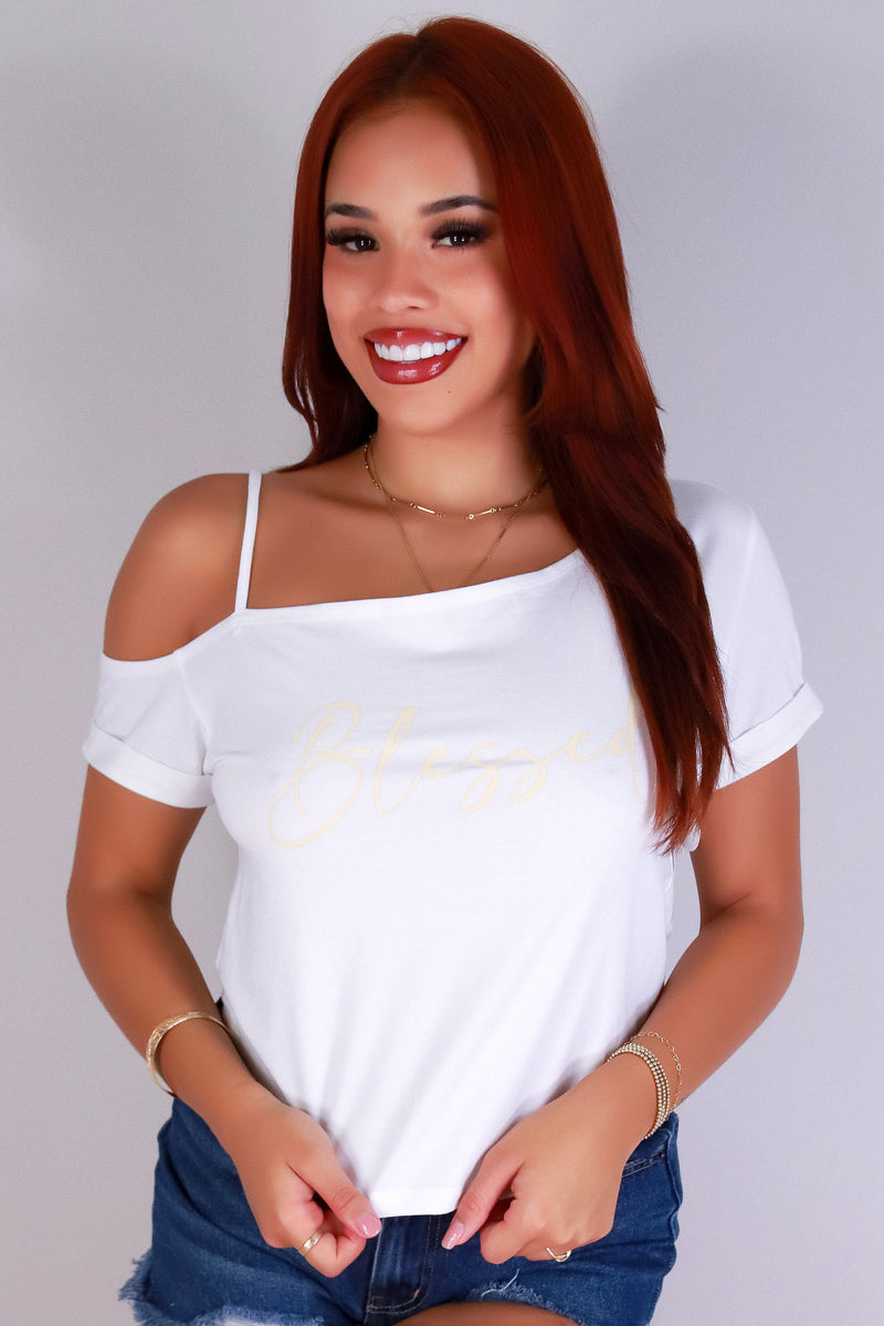 Jeans Warehouse Hawaii - S/S SCREEN - BLESSED TOP | By ORGANIC GENERATION