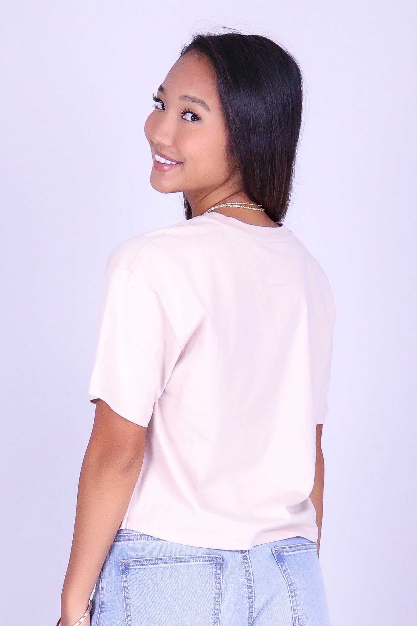 ALOHA HIBISCUS CROP TEE