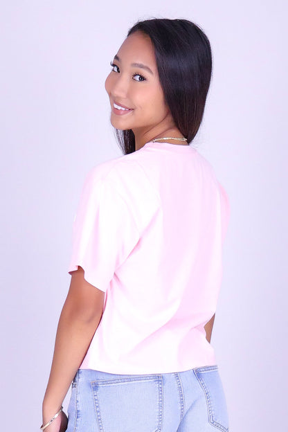 ALOHA HIBISCUS CROP TEE